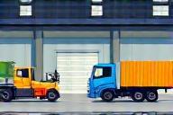 Logistics industry scene visual